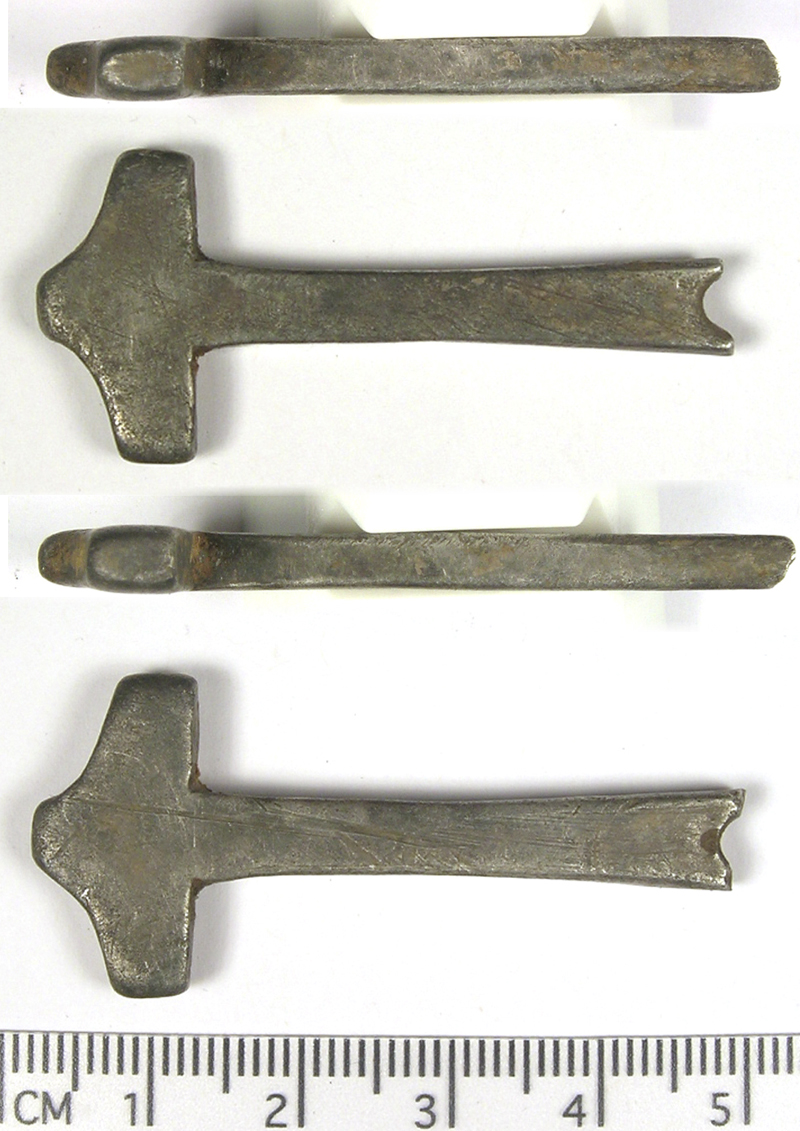 Early medieval silver Mjölnir (Thor's hammer) pendant