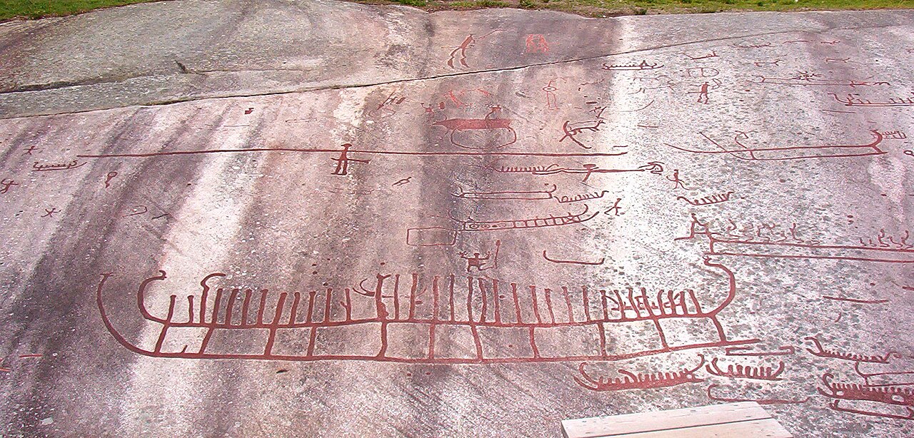 Bronze Age rock carvings at Tanum, Sweden